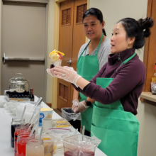 Photo of Bess and Mimi Cooking